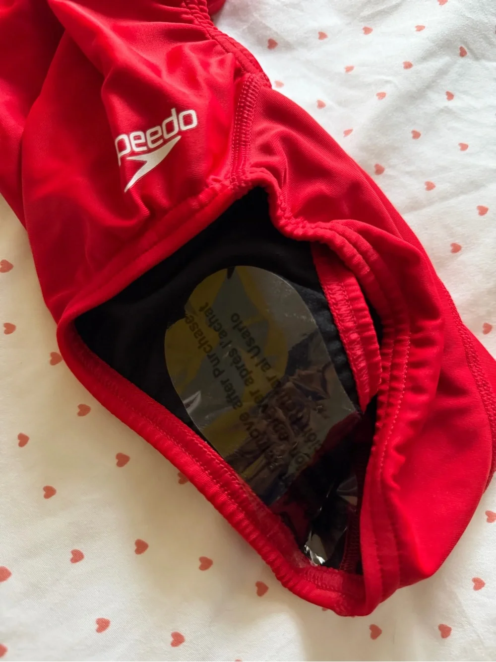 Speedo Bright Red Girls' One-Piece Swim Suit